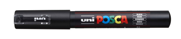 Preces attēls Marķieris ūdens bāzes UNI Posca PC-1M melns (24)