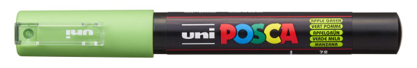 Preces attēls Marķieris ūdens bāzes UNI Posca PC-1M ābolu zaļš (72)