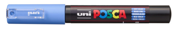 Preces attēls Marķieris ūdens bāzes UNI Posca PC-1M debess zils (48)