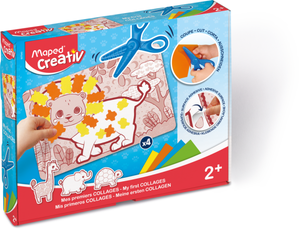 Preces attēls MAPED Creativ aplikāciju komplekts ar šķērēm 2+