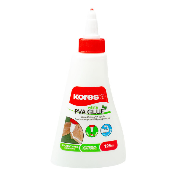 Preces attēls Līme PVA KORES White Glue Universal 125ml