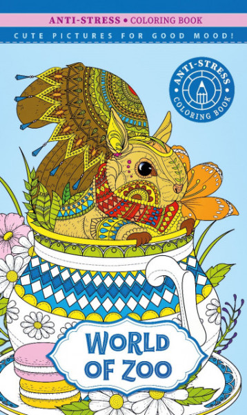 Preces attēls Krāsojamā grāmata FRESH 197*124mm, 20lp "World of Zoo" (dizains 21283)