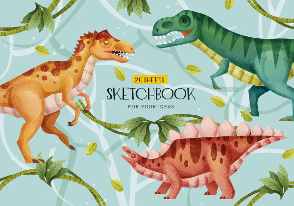 Preces attēls Zīmešanas albūms A4 20lp 100g/m2 "Sketchbook" (dizains 00450)