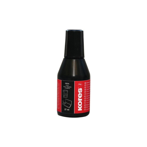 Preces attēls Zīmogu krāsa KORES 28ml melna