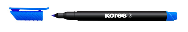 Preces attēls Permanenta marķieris KORES K-Marker P1-M 1-2mm zils