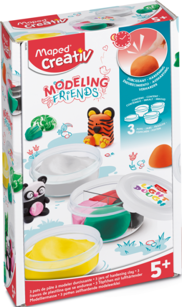 Preces attēls MAPED Creativ veidošanas mīkla "Modeling friends" 5+