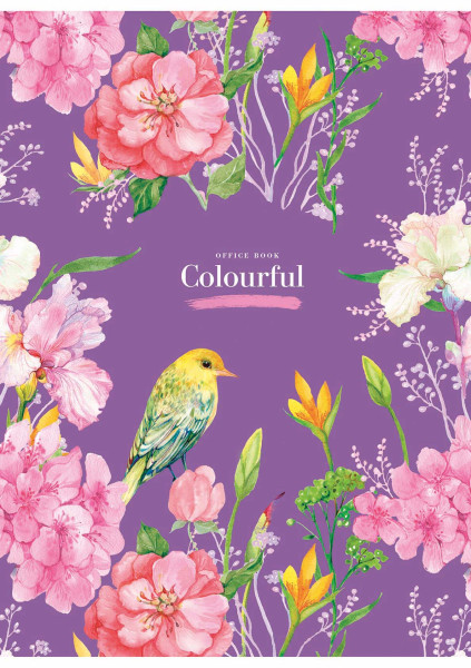 Preces attēls Klade mīksts vāks A4 40lp = matēts lamināts ''Colourful'' 05222