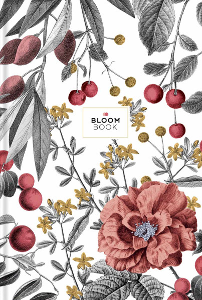 Preces attēls Klade elastīgs vāks B5 80lp # Soft Touch lamināts + UV laka "'Bloom book'' 00795
