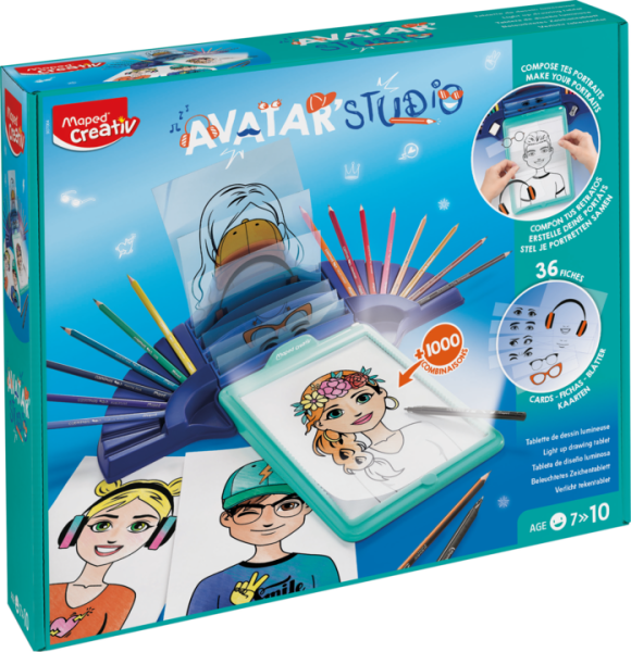 Preces attēls MAPED Creativ Avatar Studio zīmēšanas stacija 7>10