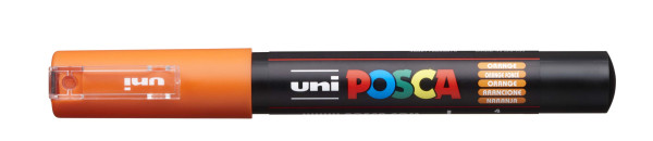 Preces attēls Marķieris ūdens bāzes UNI Posca PC-1M oranžs (4)