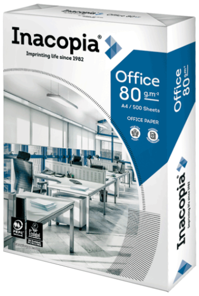Preces attēls Papīrs INACOPIA OFFICE 80g/m2 A4 500lp