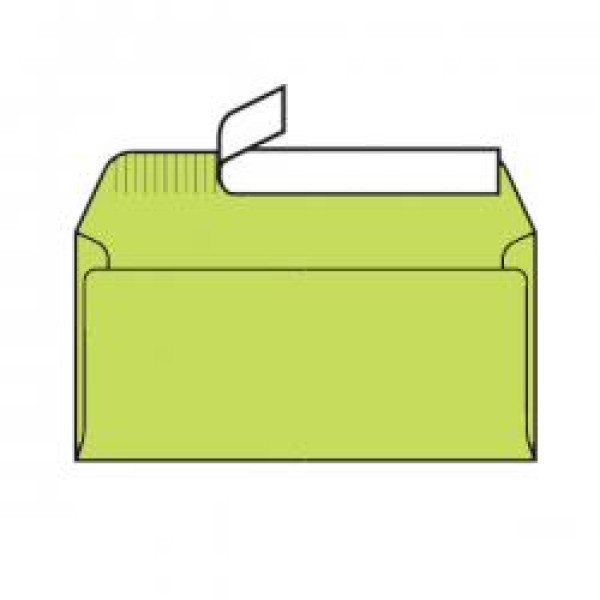 Preces attēls Aploksne C65 FASHION120g/m2 ar silikona lenti N66, Lime Green