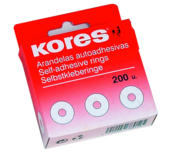 Preces attēls Etiķetes KORES "caurumi" 200gab.