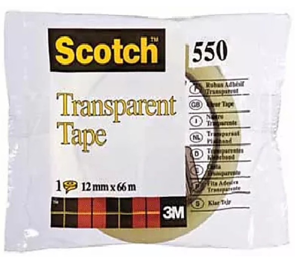 Preces attēls Skotch 3M 550 12mm*66m PP maisiņā