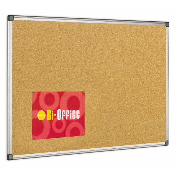 Preces attēls Tāfele korķā Bi-office Maya ar līmvielas pārklājumu 90*120cm aluminija rāmis