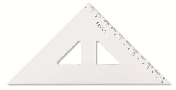 Preces attēls Trīsstūris KOH-I-NOOR 45/177mm caurspīdīgs