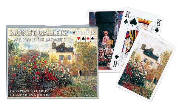 Preces attēls Kārtis PIATNIK 88.9*57.15mm 2*55gab. ''Maison de Monet'' 2507 (s)