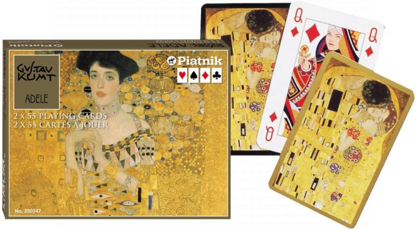Preces attēls Kārtis PIATNIK 88.9*57.15mm 2*55gab. ''Klimt-Adele'' 2503