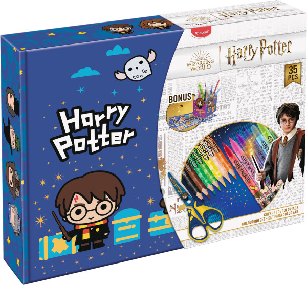 Preces attēls Komplekts MAPED "Harry Potter" 35 priekšmeti + uzlīmes