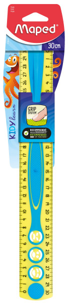 Preces attēls Lineāls MAPED Kidy'Grip abpusējs 30cm