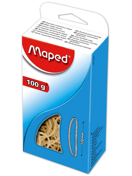 Preces attēls Naudas gumijas MAPED 120*1,5mm 100g (351110)